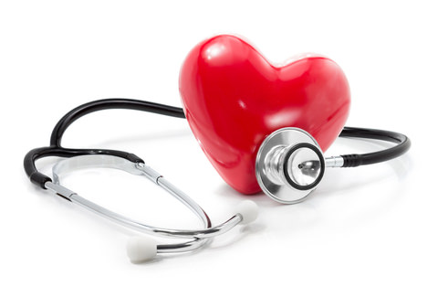 A heart and stethoscope