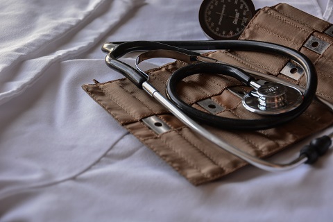 A doctors stethoscope