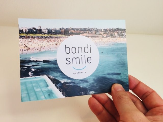 Bondi Smile thank you card