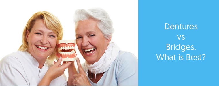 Denture Vs. Bridges What are the differences? Dental Aware Feature image