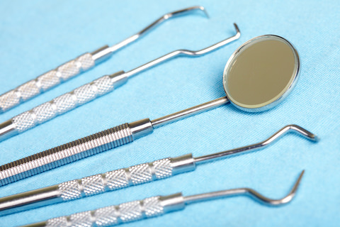 Standard Dental instruments which are used by your dentist.