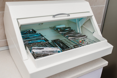A dental Sterilisation machine