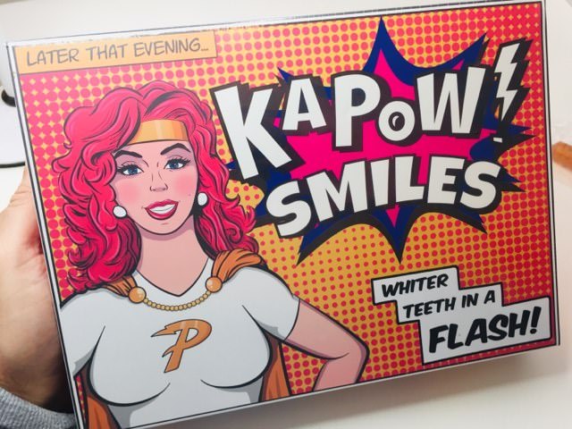 Kapow Smiles teeth whiteninig kit