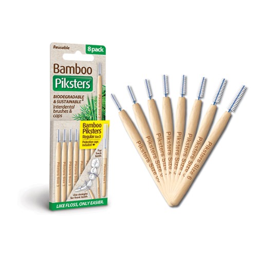 Bamboo Interdental Brushes by Piksters