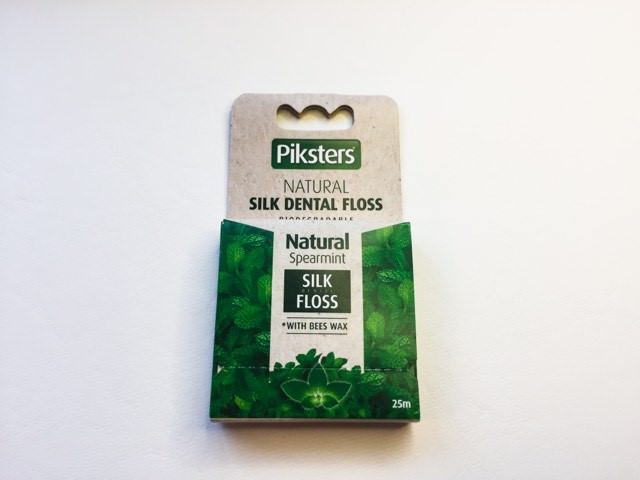 Piksters Natural Silk Dental Floss with Beeswax