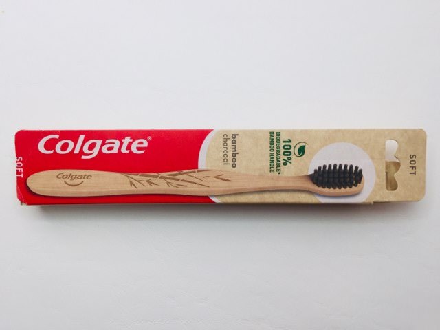 What the colgate bamboo charcoal toothbrush comes in