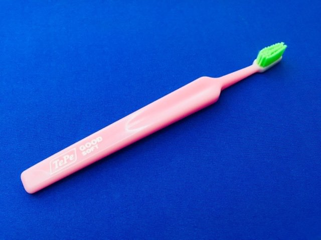 Looking at the TePe Good™ Compact Toothbrush