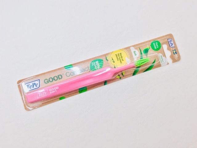 TePe Good™ Compact Toothbrush in its packaging
