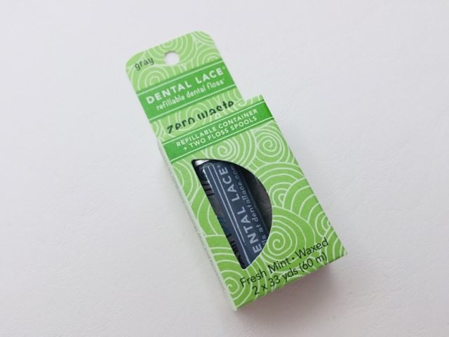 The dental lace refillable floss packaging