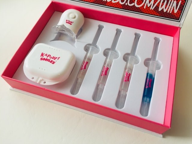 Whats inside the Kapow Smiles whitening kit