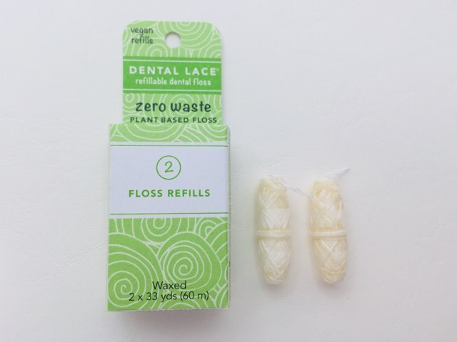 Refills of the Dental Lace vegan plant-based floss