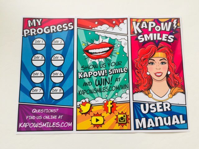 kapow smiles whitening kit user manual