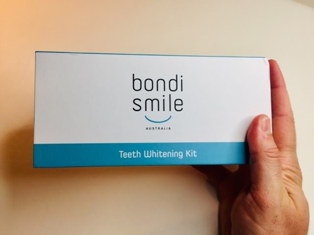 Holding the Bondi Smile Kit