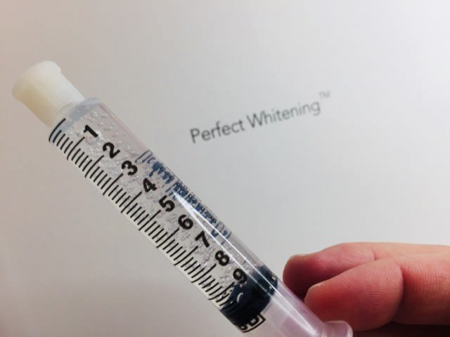 The Perfect Whitening gel syringe