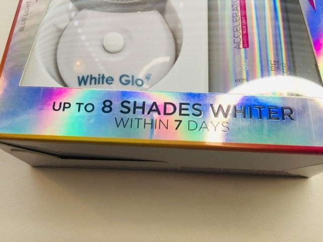 White GLO accelerator kit up to 8 shades whiter within 7 days