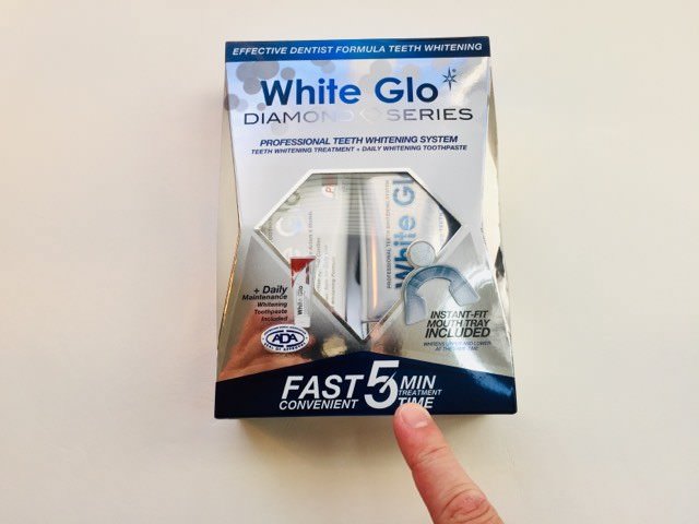 Fast 5 min treatment with White GLO Diamond Series