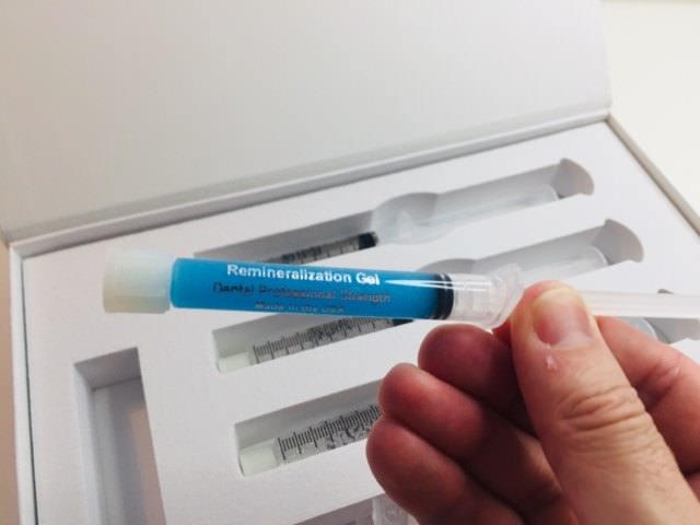 Perfect Whitening remineralisation gel syringe