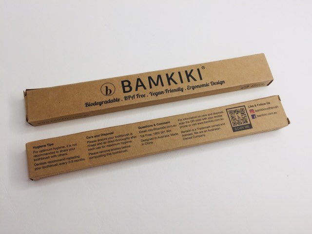 bamkiki bamboo toothbrush packaging