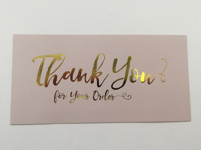 Pearly Whites Thank you card