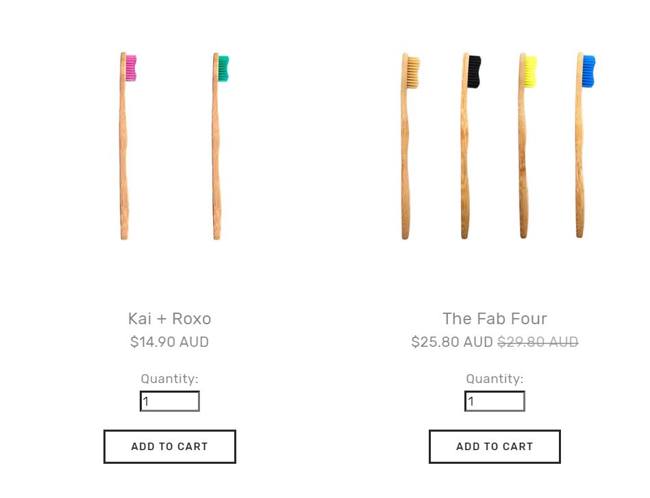 The kai and Roxo pack as well as the The Fab Four Pack pricing