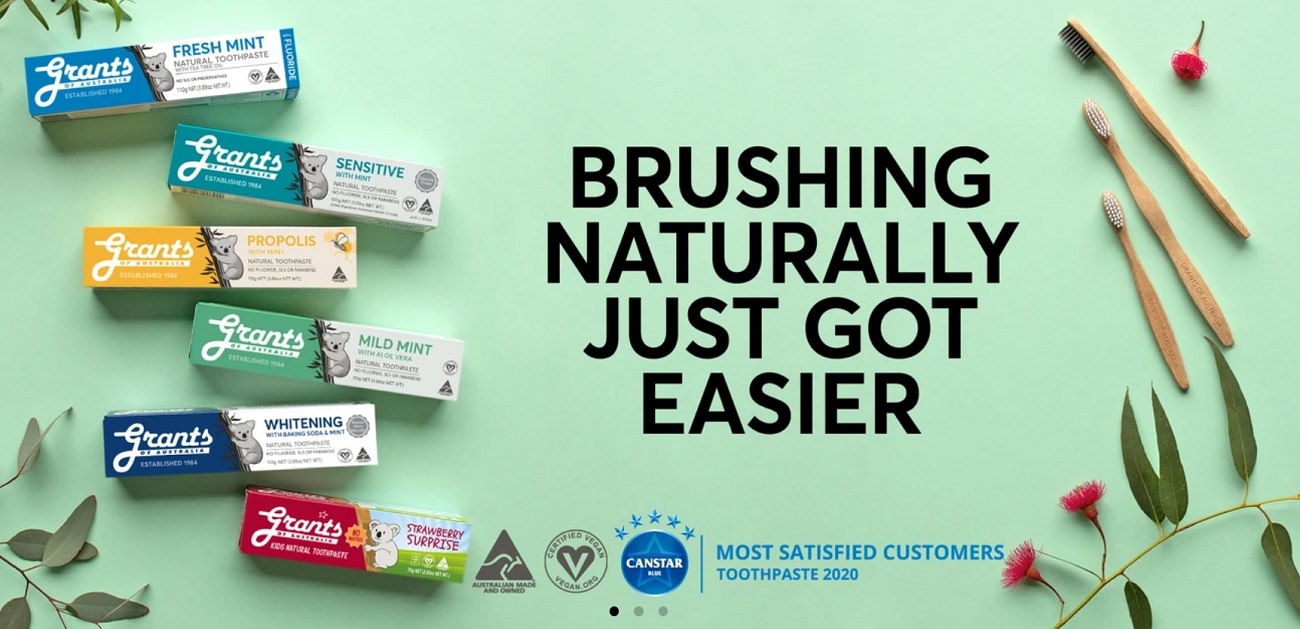 6 Natural Toothpastes by Grants screenshot