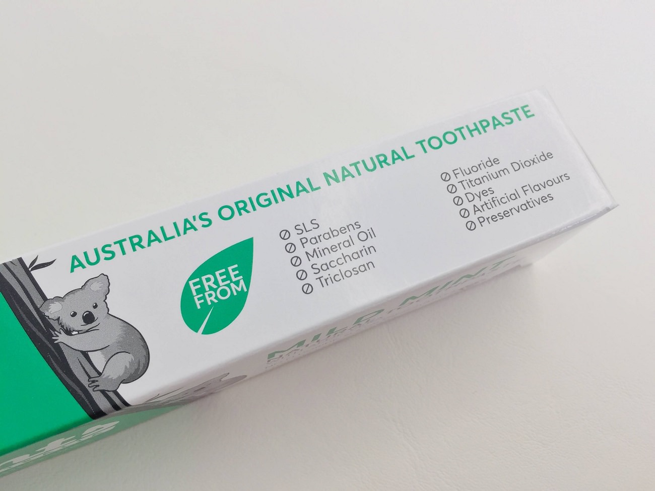 Natural Mild Mint Toothpaste by Grants