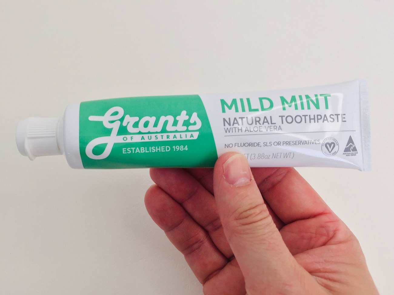 Grants of Australia Natural Mild Mint Toothpaste Review image Dental Aware