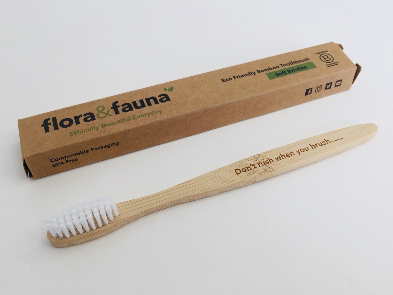 Flora & Fauna Bamboo Toothbrush Feature image