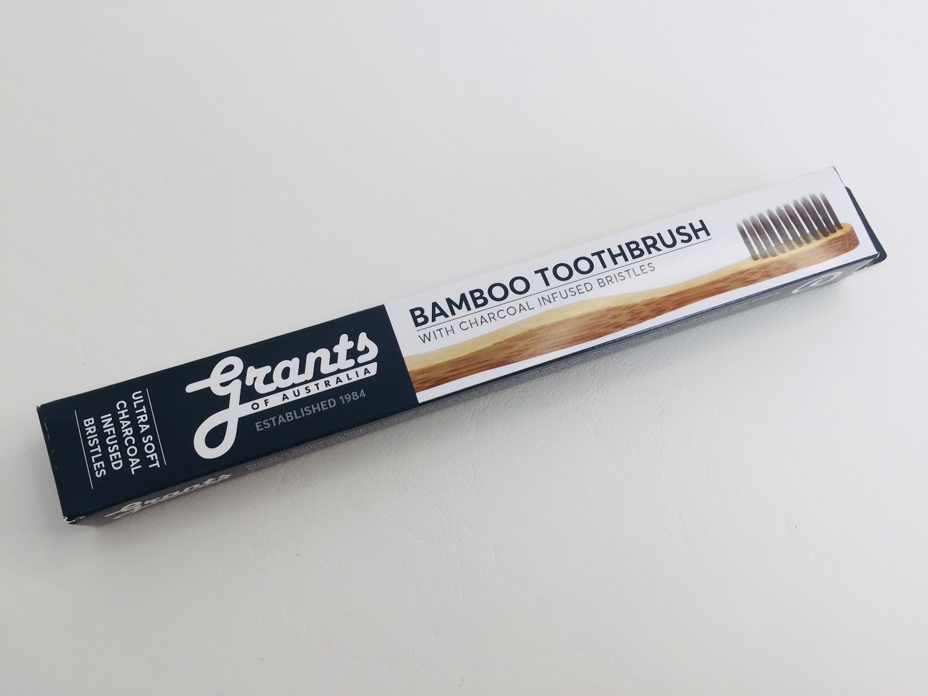 Grants Bamboo Toothbrush - Ultra Soft Charcoal Infused Bristles review feature imaged