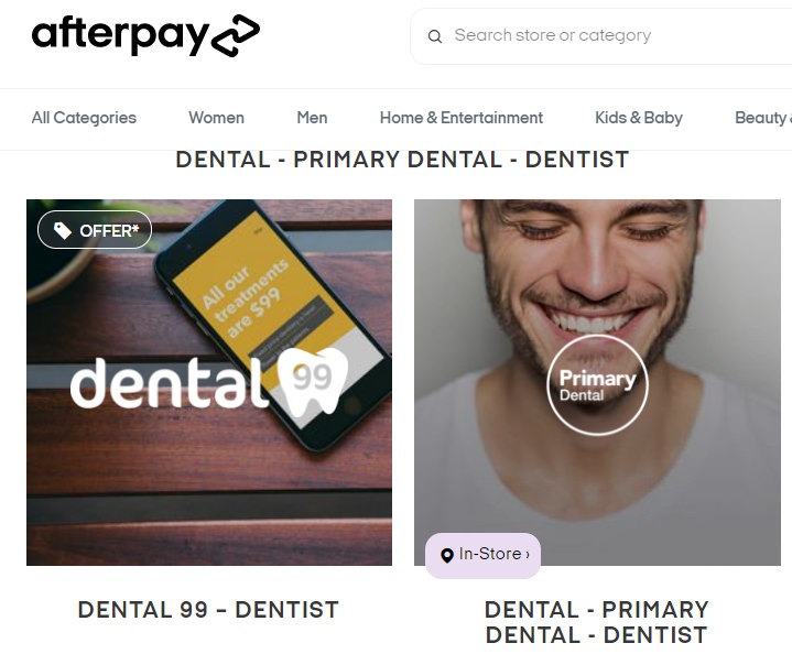 Pay dental fees with Afterpay