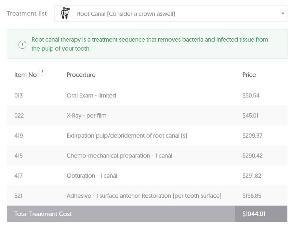Root Canal Costs VIC Dental Aware