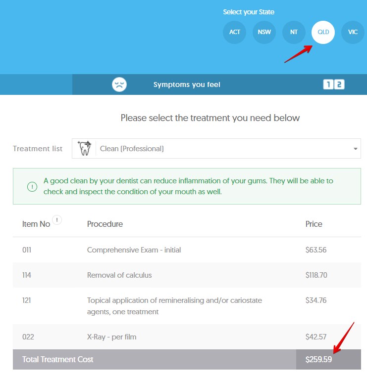 QLD Teeth Cleaning Costs