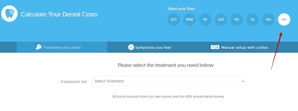 Dental Treatments WA Dental Aware Cost Calculator