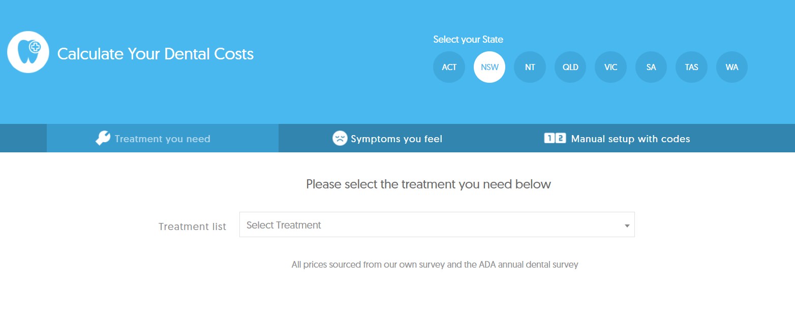 Dental Aware Dental Cost Calculator