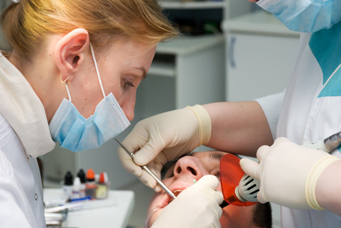 at the dentist