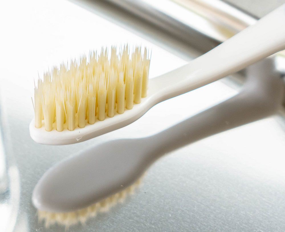 The Mouthwatchers toothbrush head and bristles