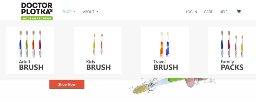 Doctor Plotka's Mouthwatchers Toothbrush products