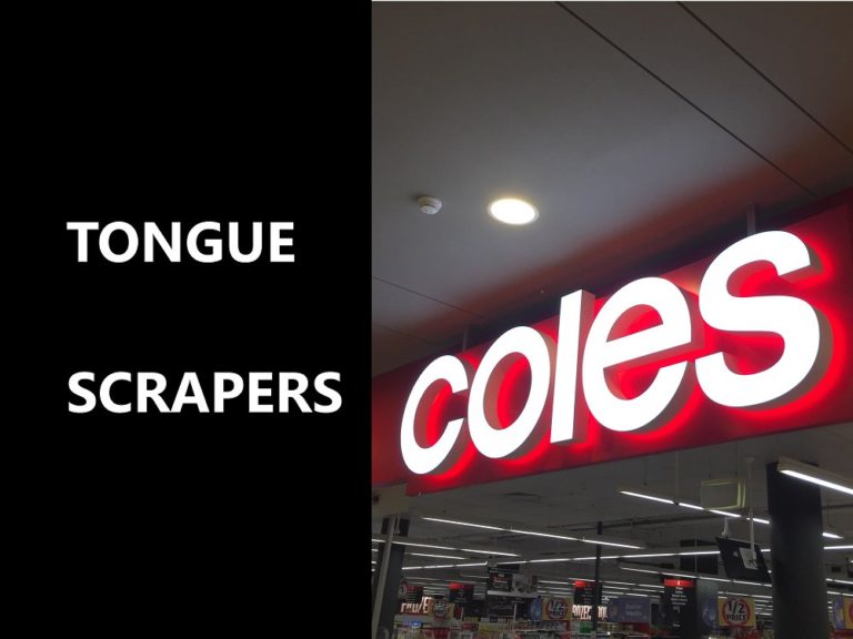 Coles Tongue Scrapers What’s on Offer? Dental Aware Australia