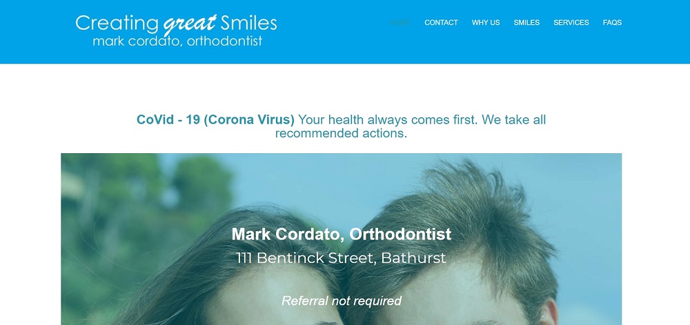 Mark Cordato Orthodontist Bathurst