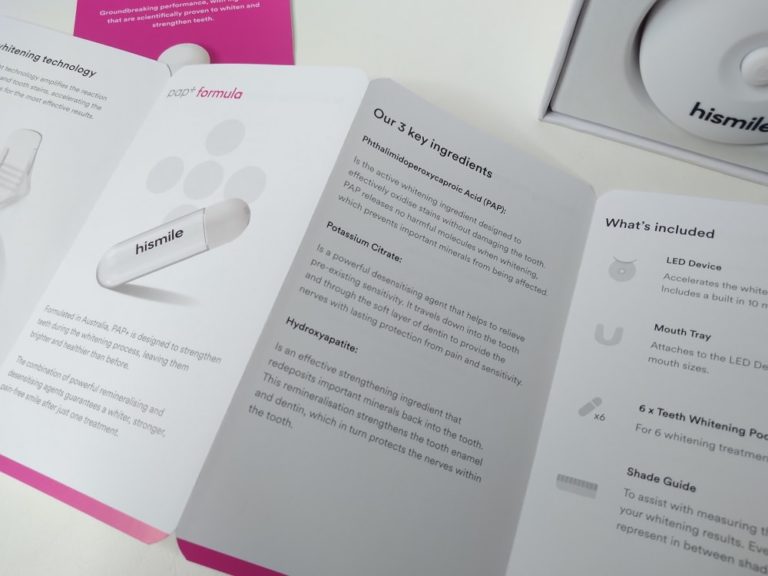 HiSmile PAP+ Teeth Whitening Kit Review New Formula and Instant