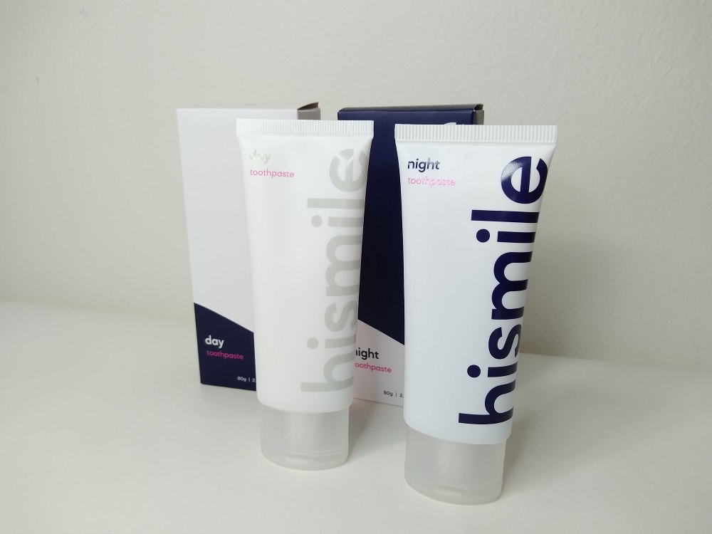 New HiSmile Day and Night Toothpaste