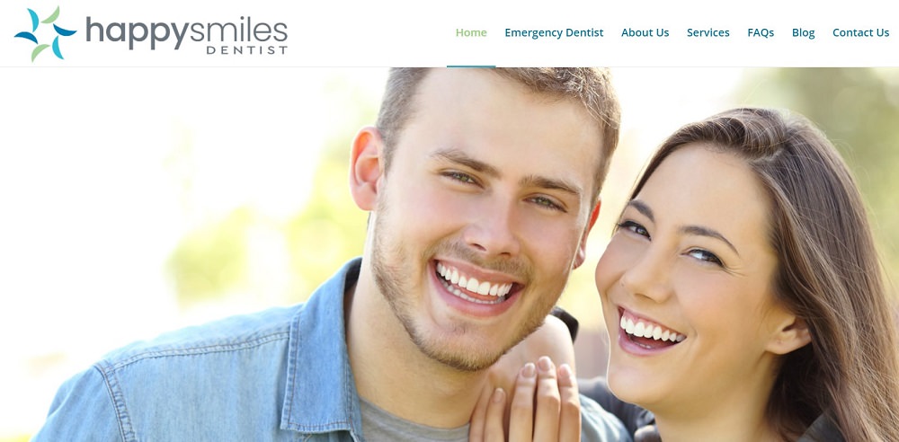 Happy Smiles Dentist Hornsby website screenshot