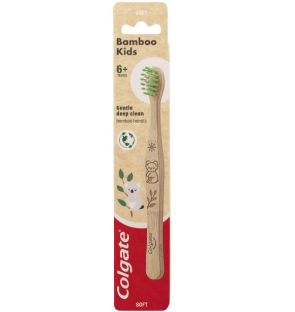Colgate Kids Bamboo Manual Toothbrush for Children 6+ Years image dental aware
