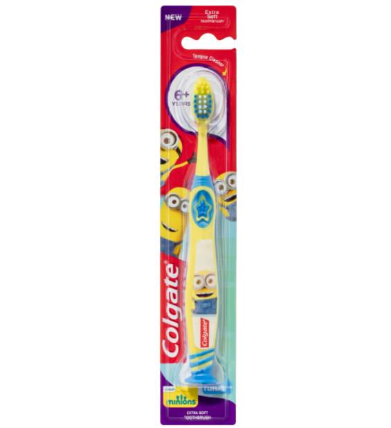 Colgate Kids Minions Manual Toothbrush for Children 6+ Years image dental aware