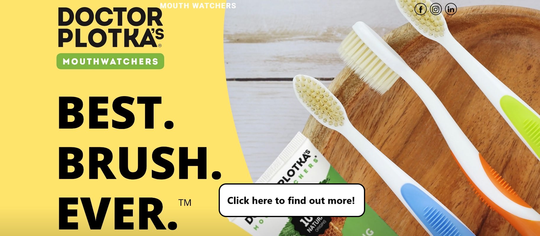 Mouthwatchers toothbrush ad